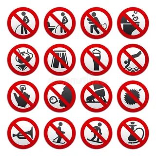 Знаки правил в школе