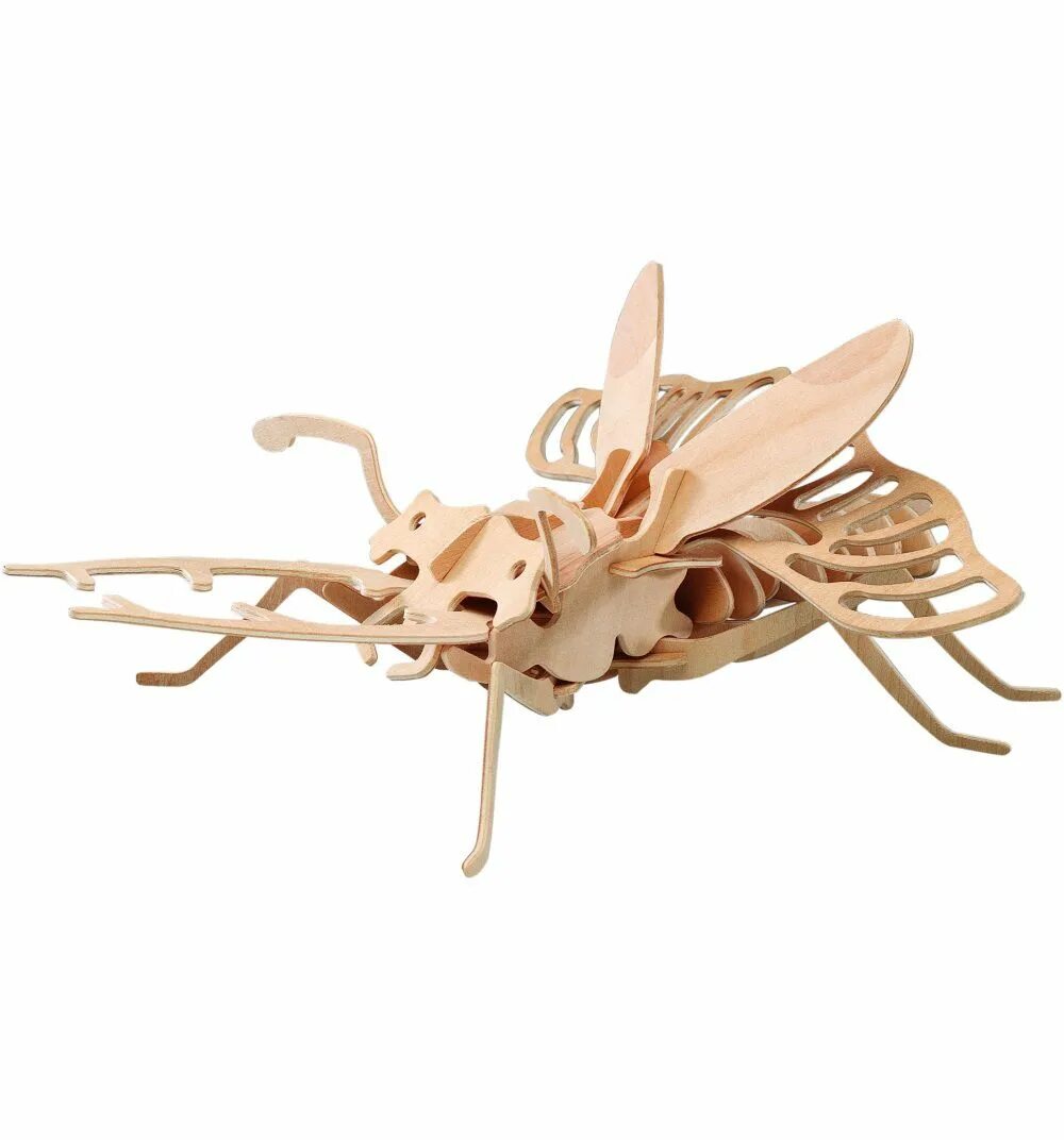 Сборная модель чудо-дерево Жук-Холостяк. Сборная деревянная модель Wooden Toys. Конструкторы из дерево насекомые. Деревянный конструктор насекомые.