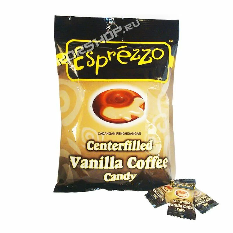 Кофейные леденцы Esprezzo Vanilla Coffee 150 г. Кофейные леденцы "Esprezzo" Vanilla Coffee - с ванильной начинкой в уп 50 шт, 135 гр. Кофейной молочные леденцы. Coffee Candy конфеты корейские.