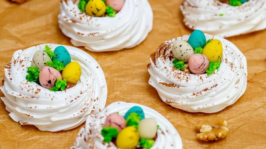 Цыплята из зефира