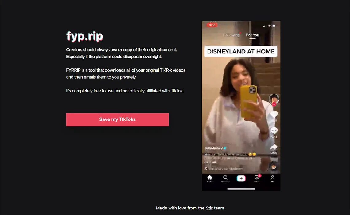 Tiktok embed