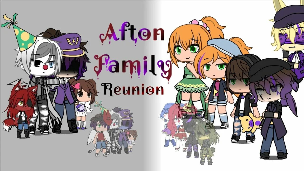 Afton family gacha. Афтон семья гача. Гача лайф Афтон Фэмили. Семья афтонона гача лайф.