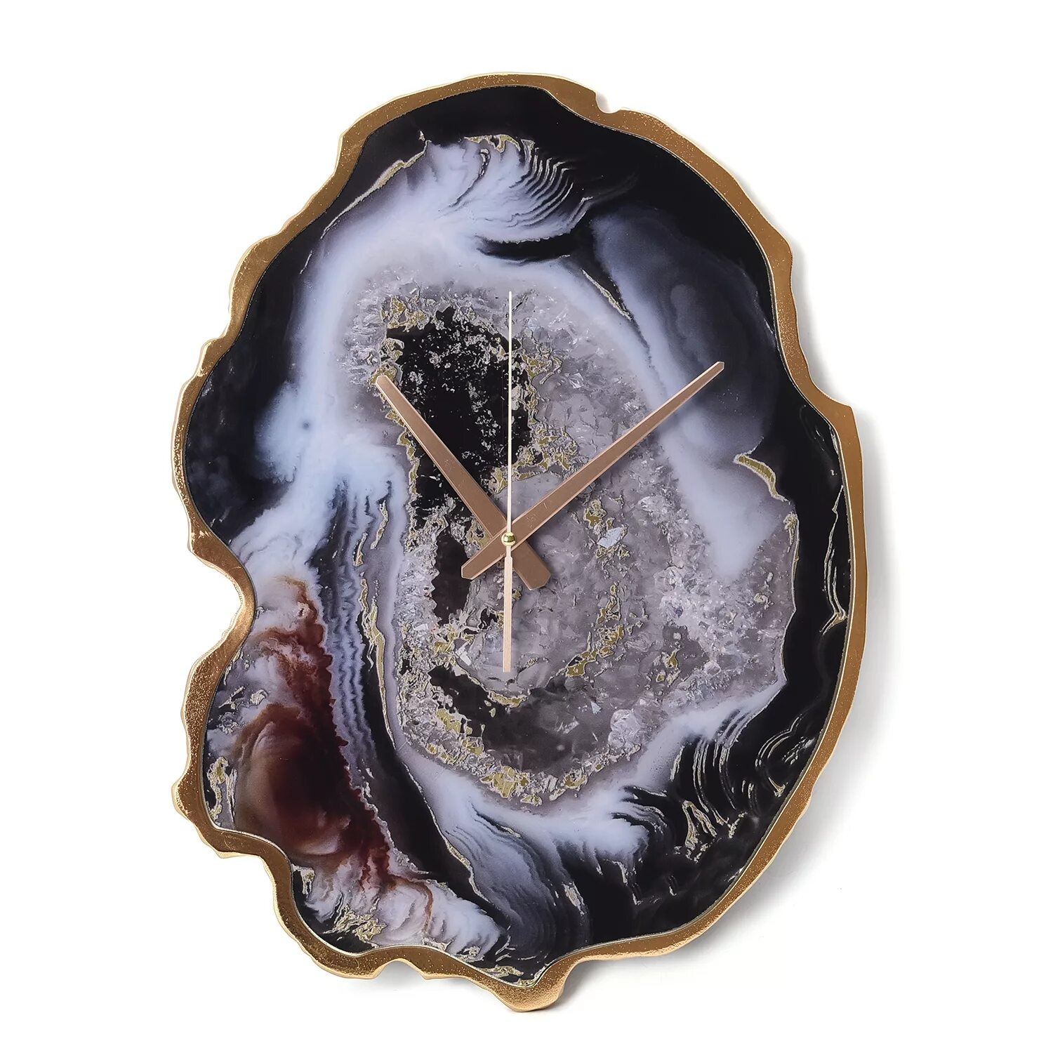 Часы 14 см. Часы настенные "бохо". European watch and Clock Agate.