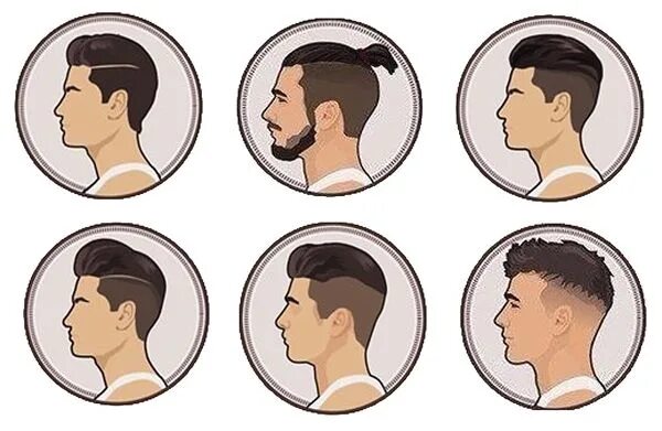 Мужские прически таблица Men’s Hairstyle Guide Infographic #menshairstylesshort Hair guide, Mens hairstyl