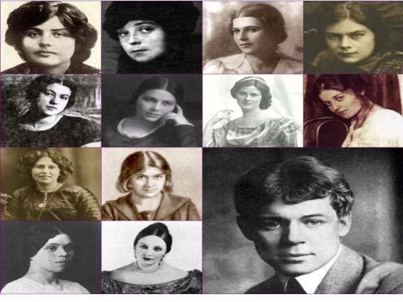 Сколько девушек у есенина за всю жизнь. Жены сергея есенина. женщины есенина вахтангова. портреты женщин есенина.
