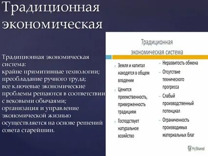 В стране р широко распространены примитивные технологии