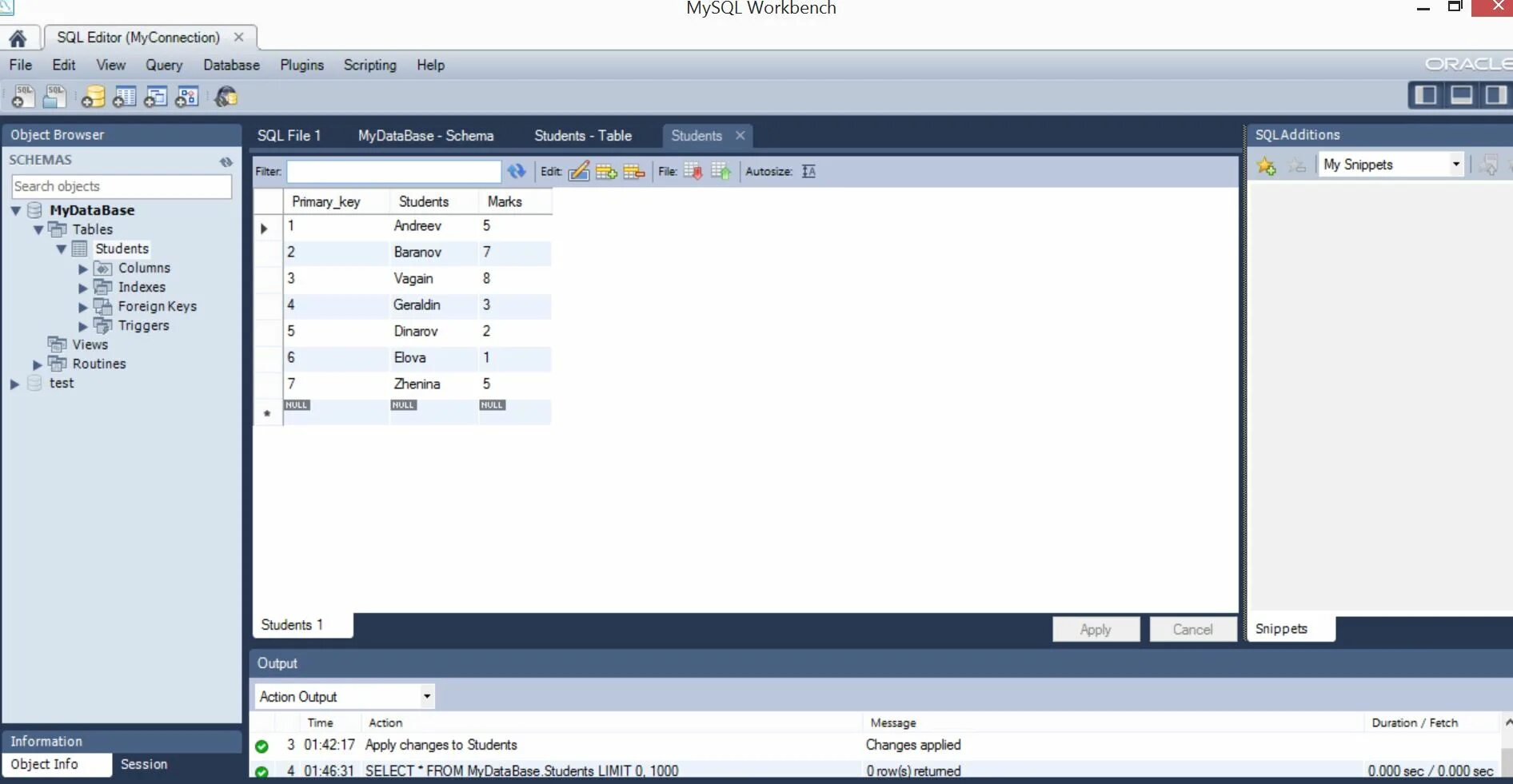 Mysql sql file. Таблица в mysql workbench. mysql workbench база данных. sql workbench таблица. mysql workbench интерфейс.