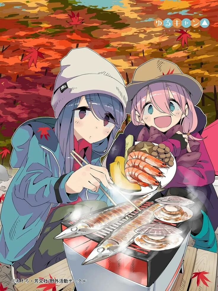 Yuru Camp. Yuru Camp арты. Мопед Yuru Camp. Yuru camp camping