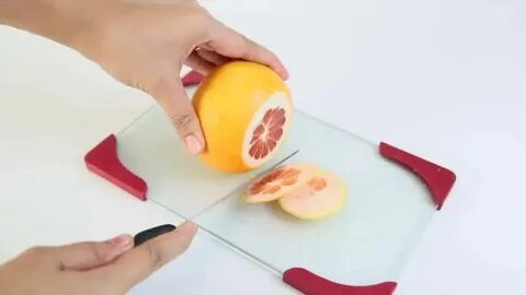 Как порезать грейпфрут