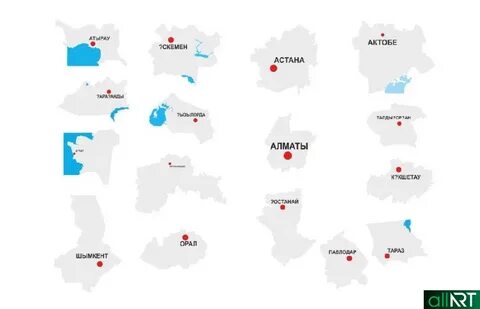 Актобе на карте