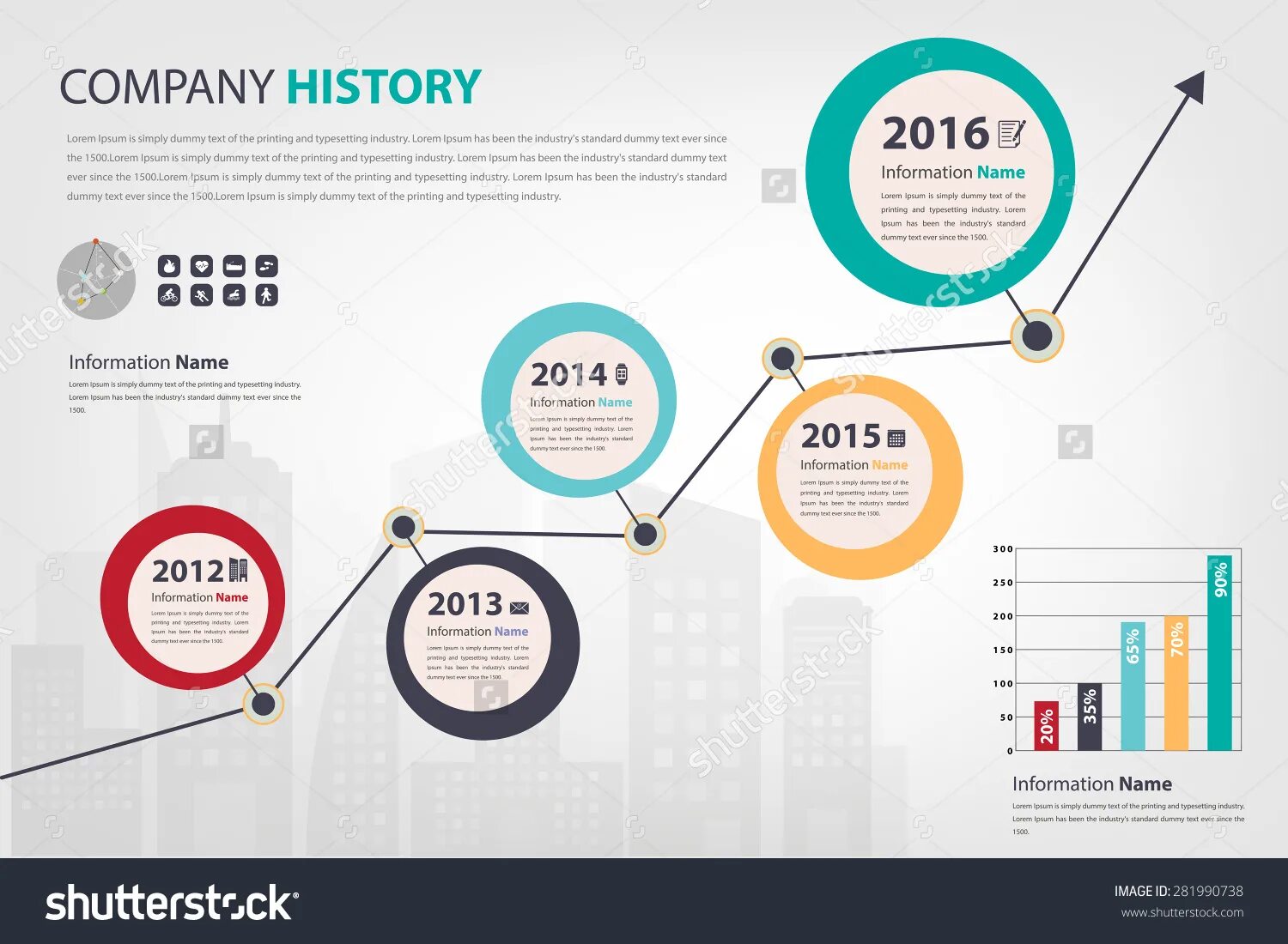 инфографика по истории. инфографика о компании. инфографика хронология событий. Timeline компании. хронология компании.
