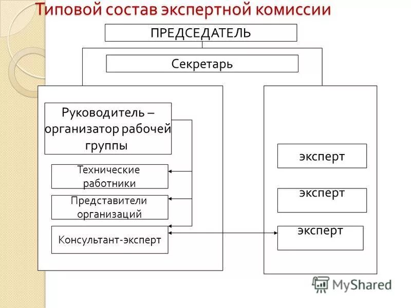 Функции экспертной комиссии организации