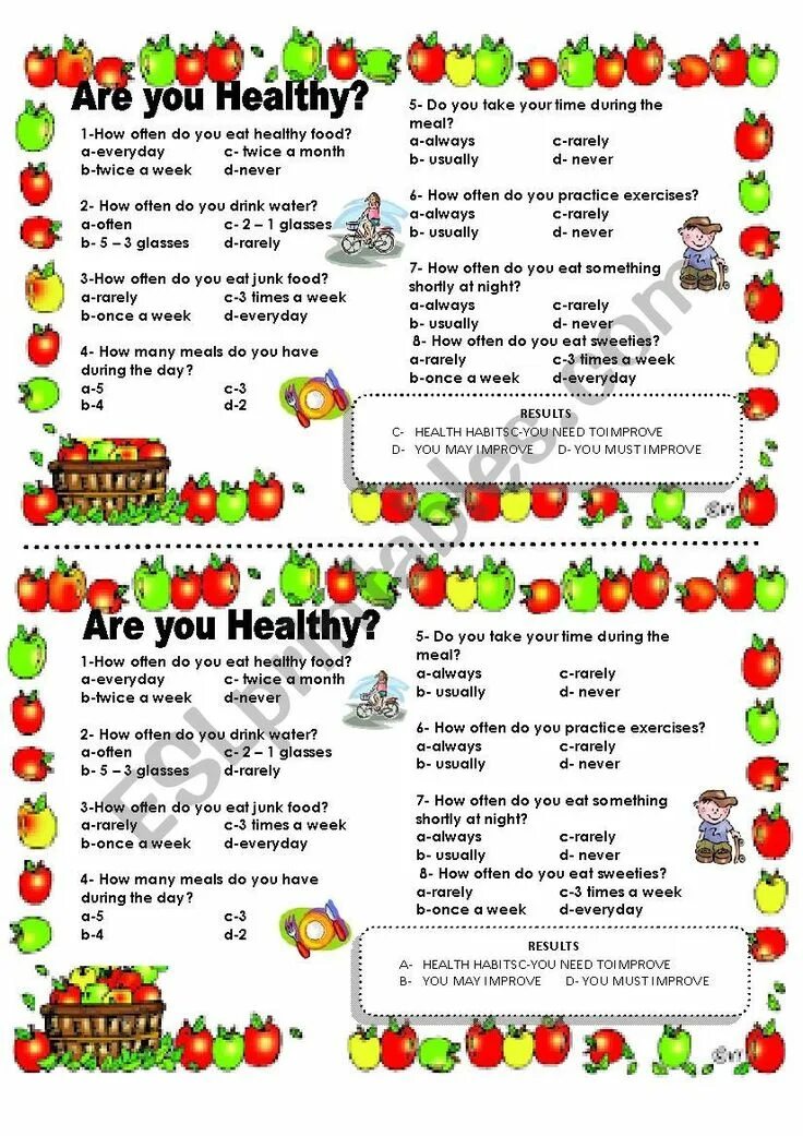 Healthy eating задания по английскому. Healthy and unhealthy Habits. Eating Habits вокабуляр.