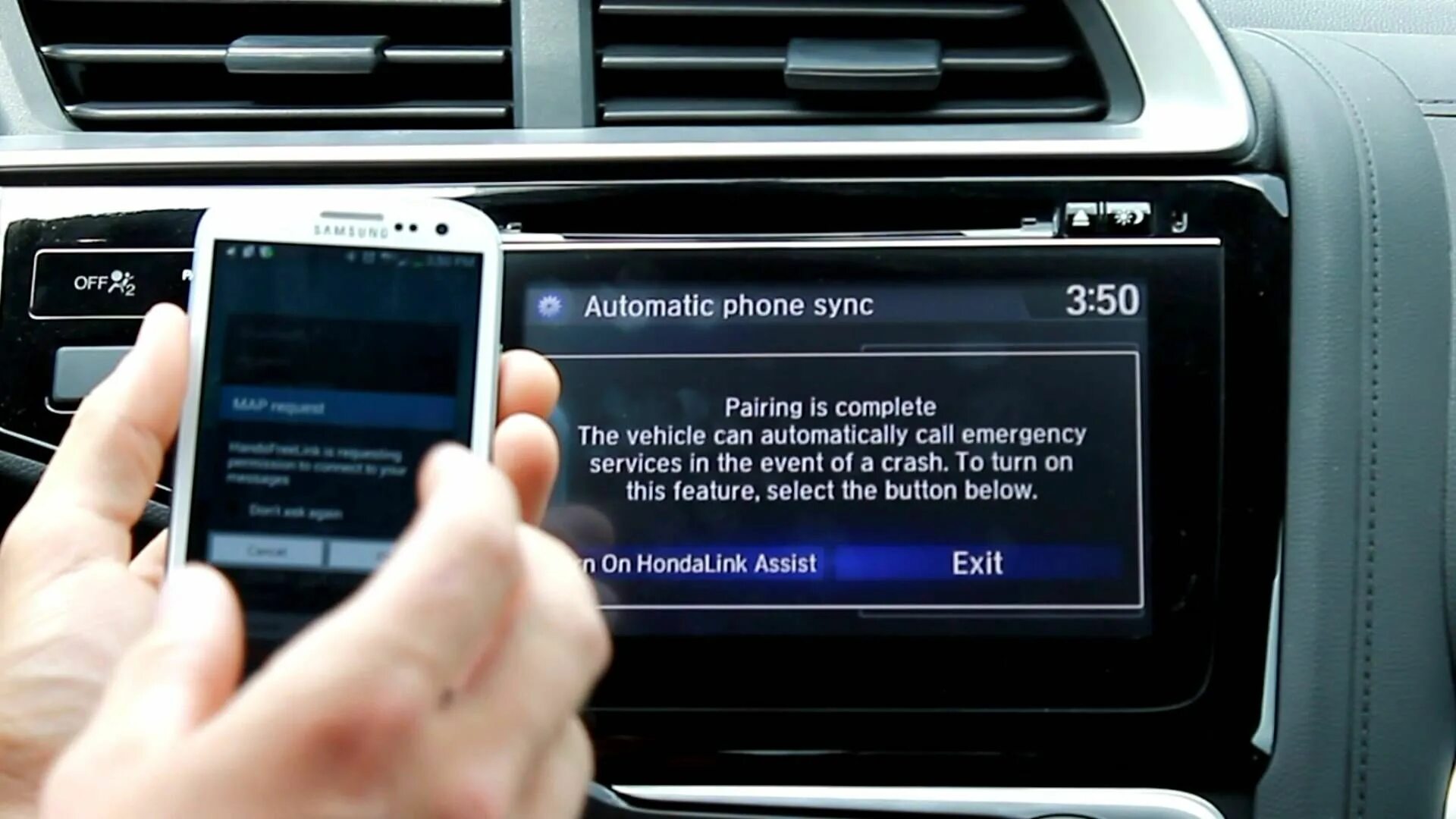 Make sure phone is connected