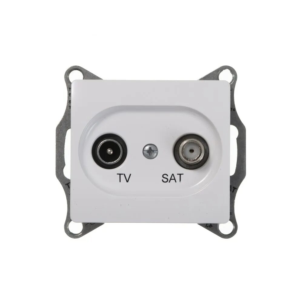 Розетка TV sat оконечная 1db Schneider Electric Glossa, бежевый gsl000297. Механизм розетки TV Schneider Electric 1-м Glossa 1db белая sche gsl000191. Механизм розетки TV 1-М СП Glossa проходной 4db бел. Sche gsl000192. TV-sat 1-м СП Glossa.