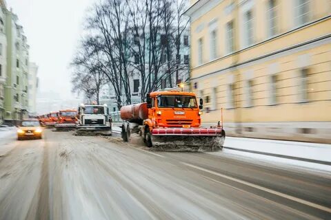 Снегоуборочная машина в москве