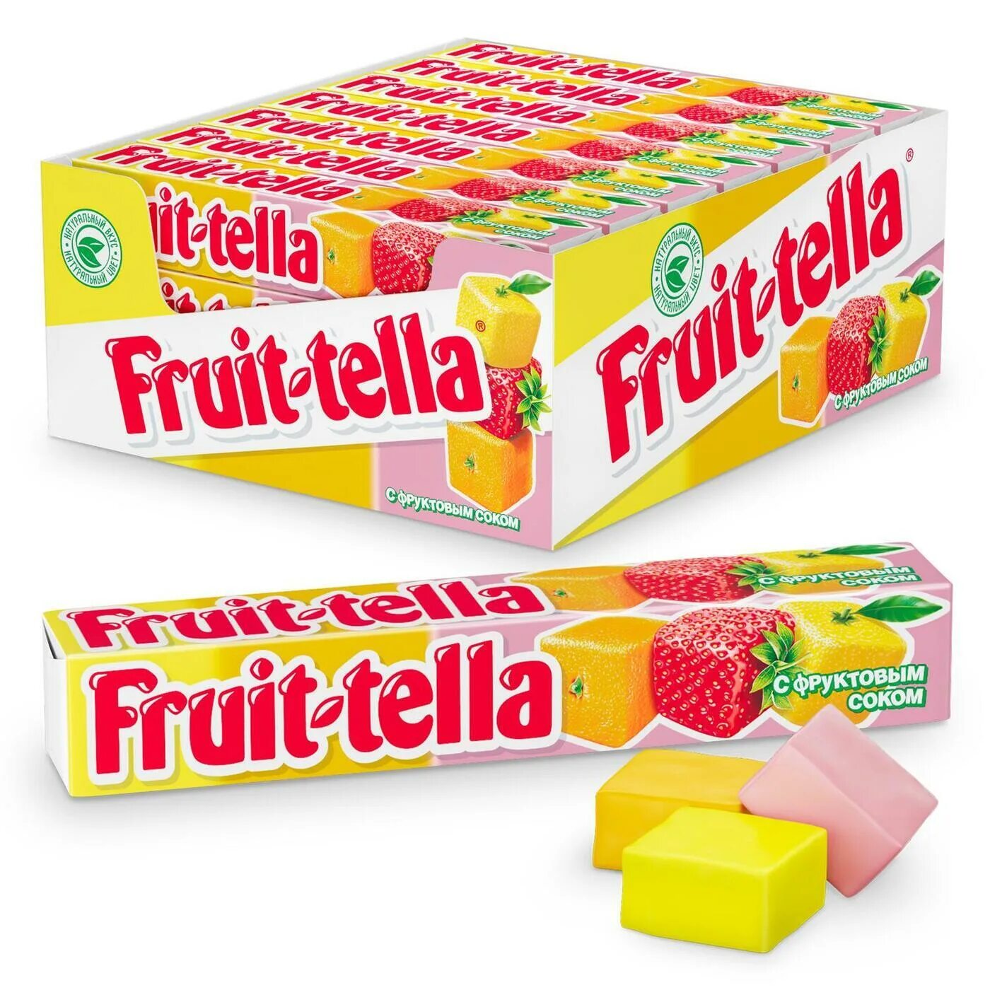 Fruittella жевательные конфеты ассорти