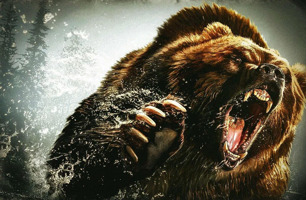 Тема русский медведь. Грозный медведь Гризли. Злой медведь. Русский медведь. Медведь рычит.