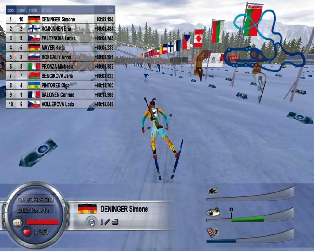 Игра Biathlon. Симулятор биатлона. Игра лыжные гонки. Биатлон игра на ПК.