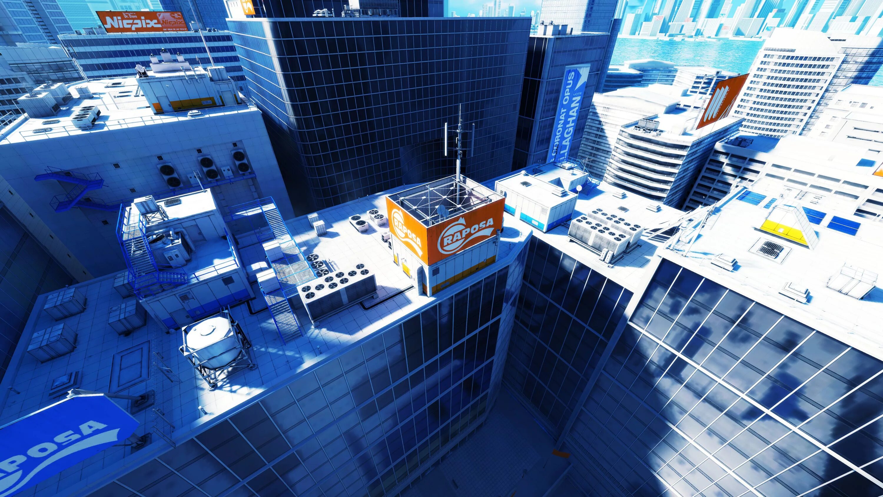 Mirror&#039;s edge на пк. Mirror&#039;s edge (2008) небоскреб. mirrors edge 3. mirrors edge город. mirrors edge 2008 screenshots.