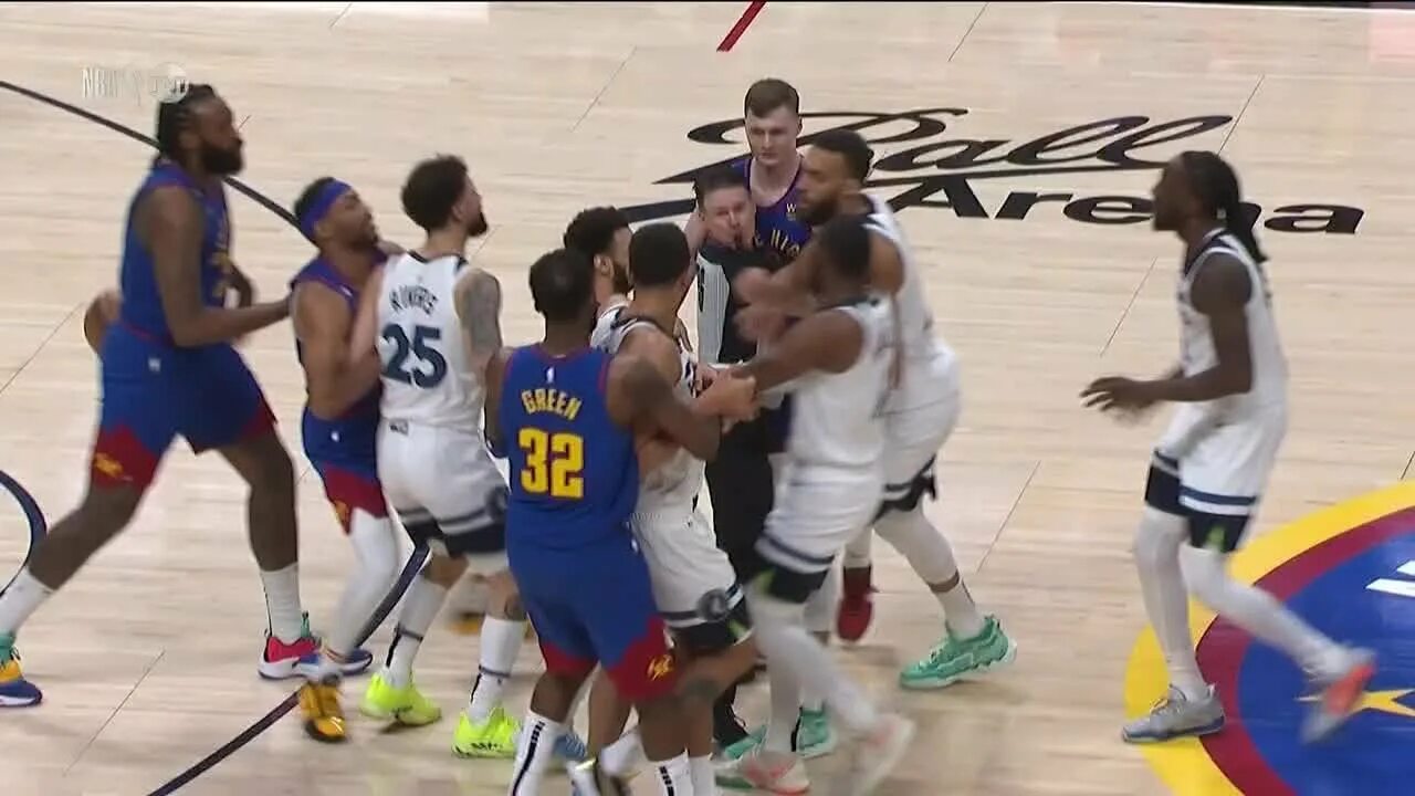 Nuggets vs timberwolves