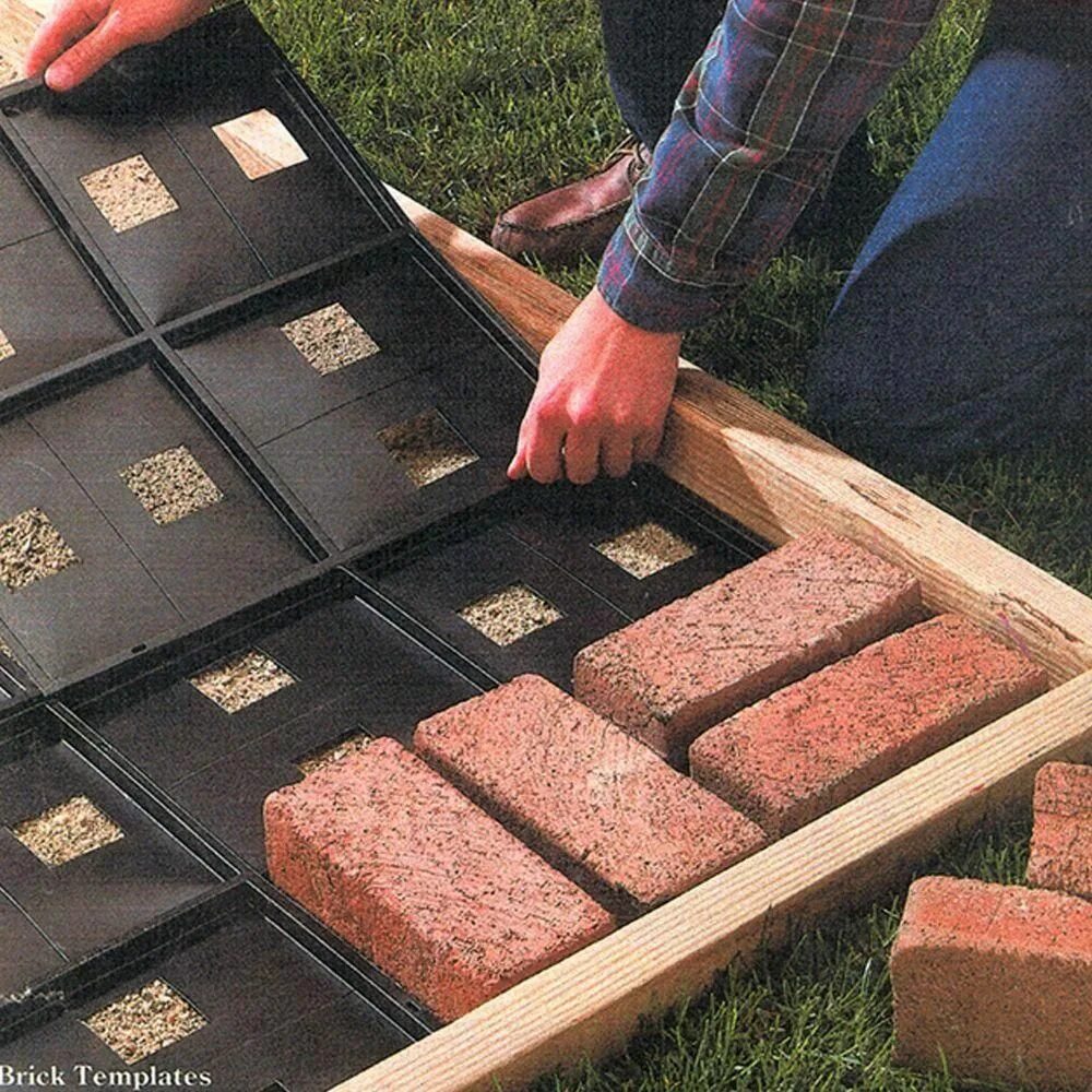 Площадка из кирпича на даче. Садовые дорожки из кирпича. выложить дорожку из кирпича. кирпич для дорожек на даче. кирпичные дорожки в саду.