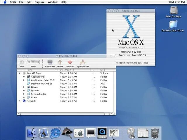 Mac os x 10.0. Mac os x 2001. mac os x v10.0 cheetah. mac os x 10.1 (puma).