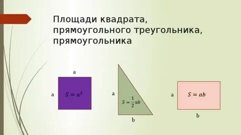Формула периметра квадрата и треугольника