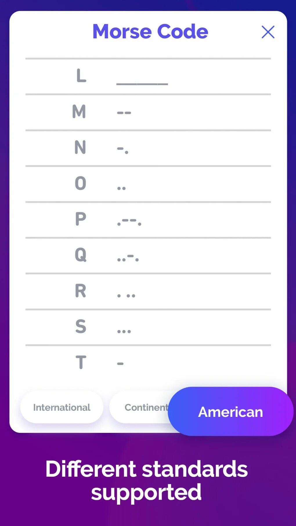Morse code decoder