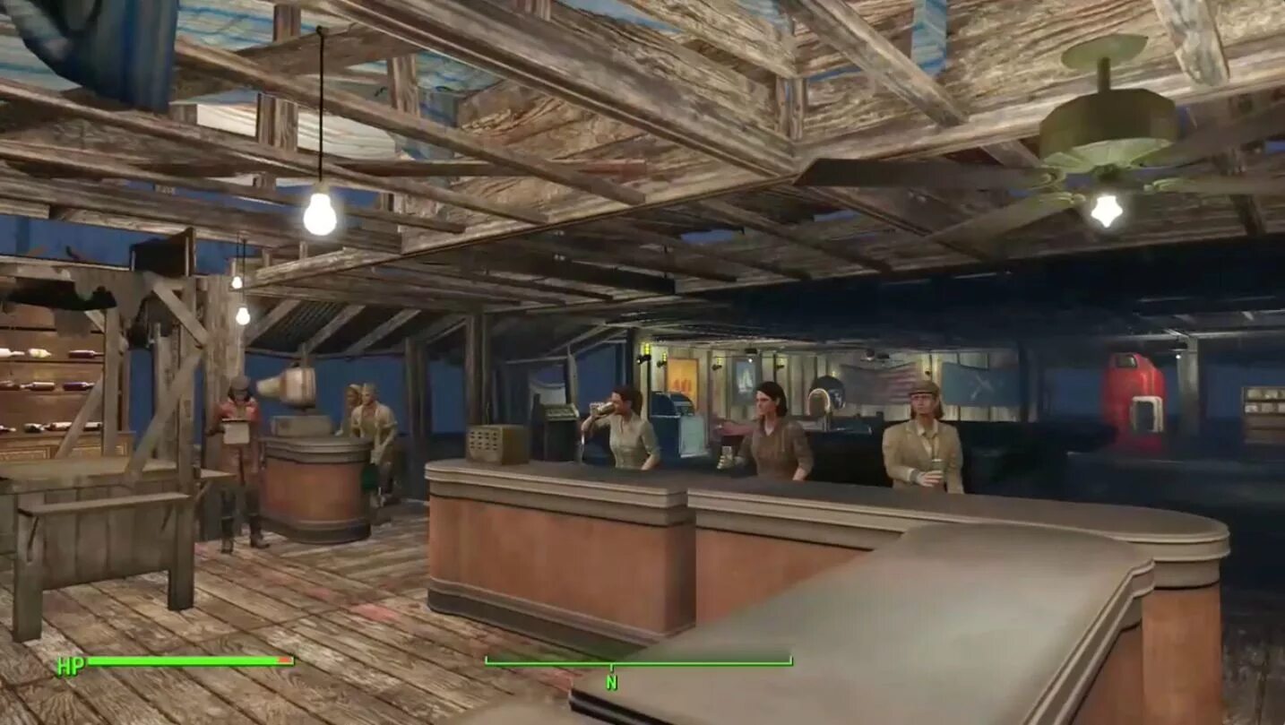 Stand of the bar