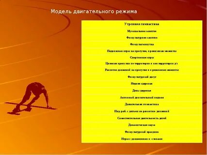 Программа двигательные игры