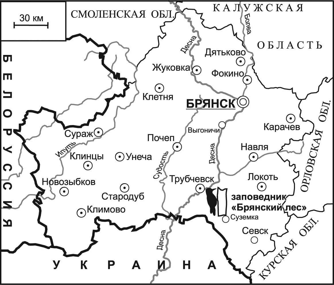 Карта брянской области с соседними областями. Реки Брянской области на карте. Схема рек Брянской области. Река Десна на карте Брянской области. Карта Брянской области с крупными реками.