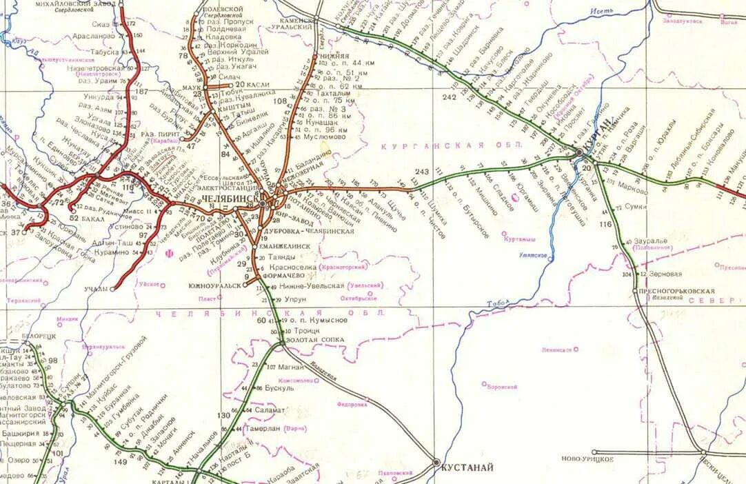 Open railway map. Open railway map
