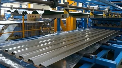 Завод по производству металлочерепицы
