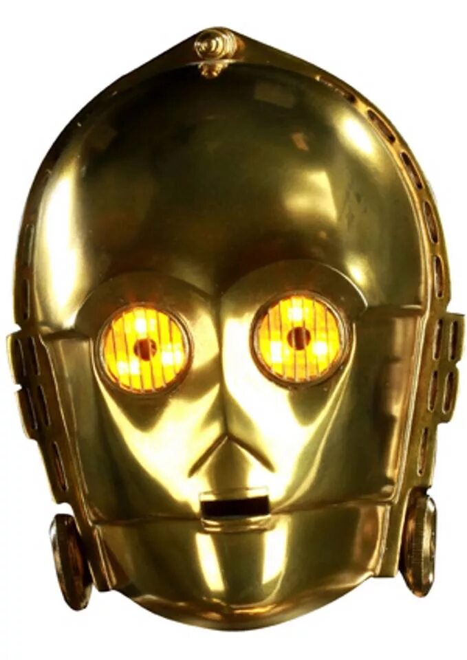 Голова c3po. C3po робот маска. С3пио. C3po Звездные войны. Слово по маске 6