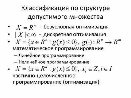 Допустимого множества