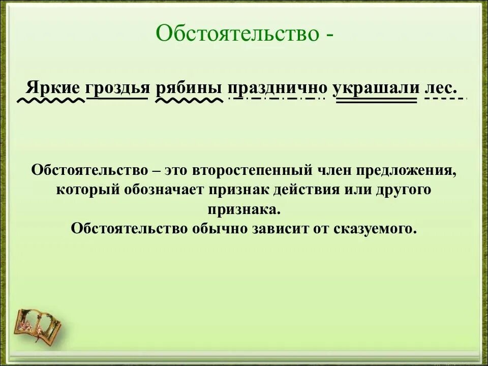 Обстоятельство. Чтотаткое обстояткльст. Что лакон обстоятельство. Обстоятельство в предложении. Насколько обстоятельство