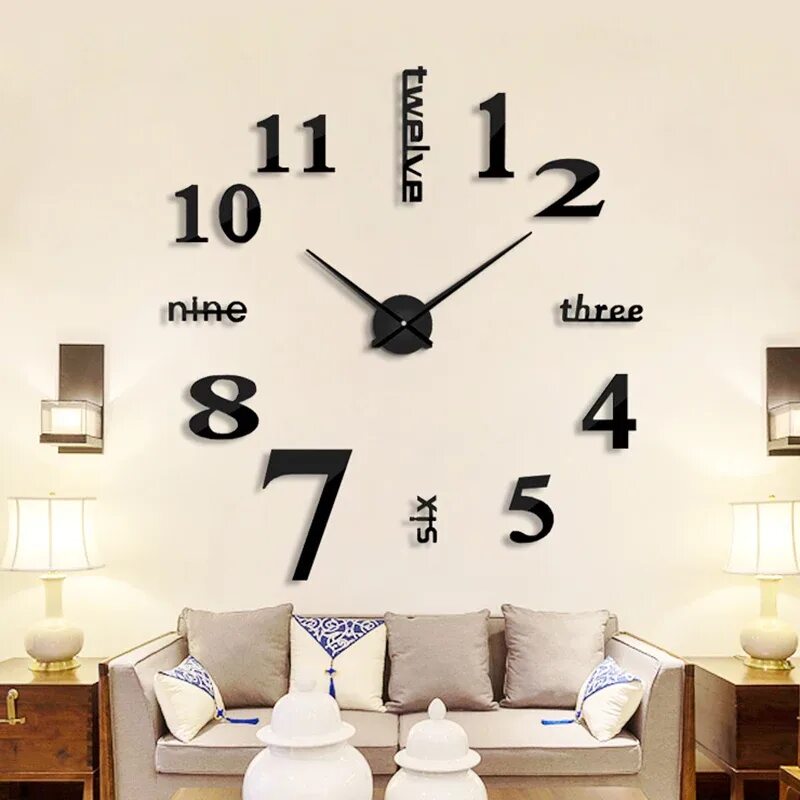 Часы на стену. Креативные настенные часы. Дизайнерские часы на стену. Часы настенные наклеенные.