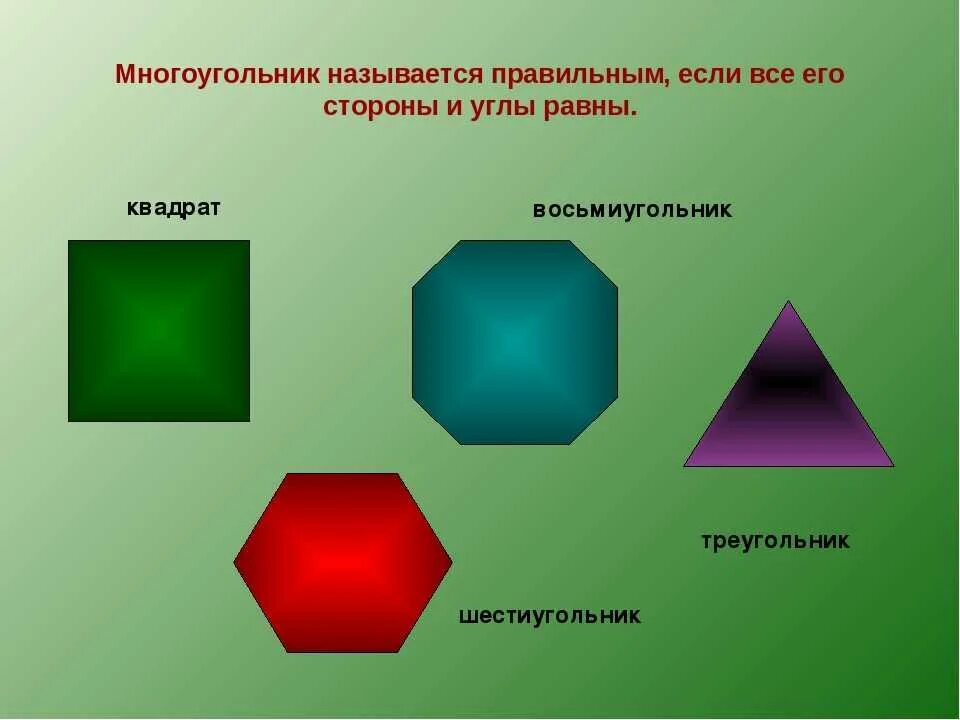 Стороной многоугольника называется. Названия многоугольников. Правильные многоугольники названия. Правильный многоугольник. Многоуголтник и и их названия.