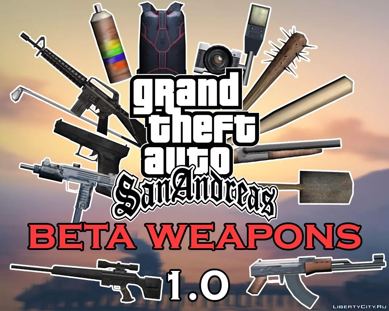 Как купить оружие в гта. GTA sa Andreas оружие Pack. GTA бета оружие. GTA San Andreas оружие 1 оружие. GTA San Weapons пак.
