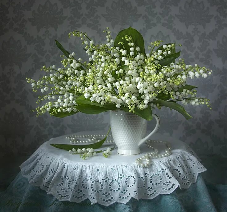 Épinglé sur натюрморты Muguet, Muguet de mai, Muguet rose