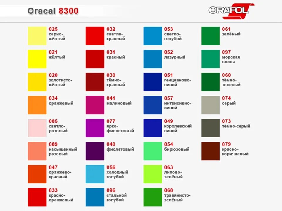 Oracal 8300