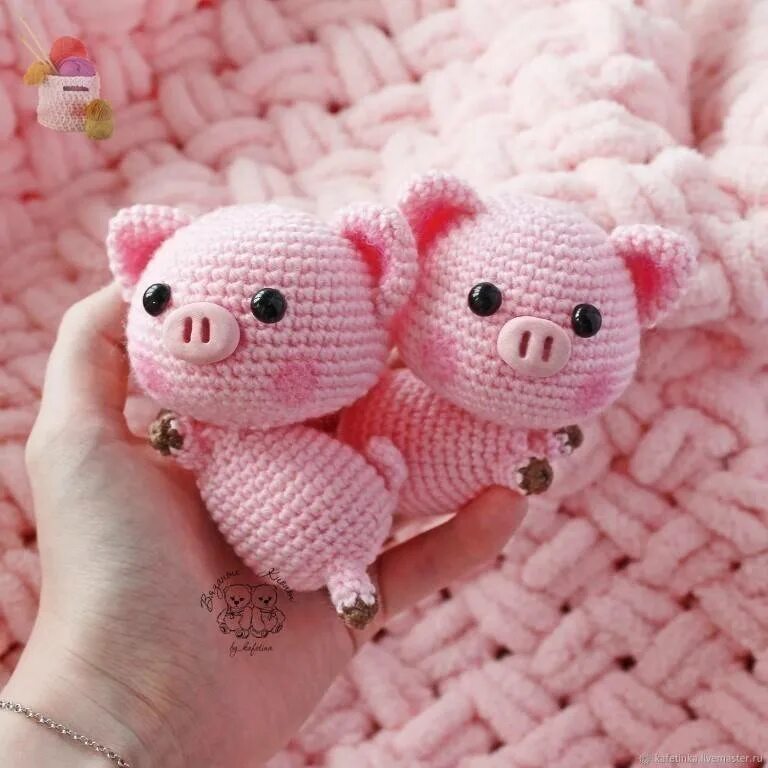 Вязание мини игрушек