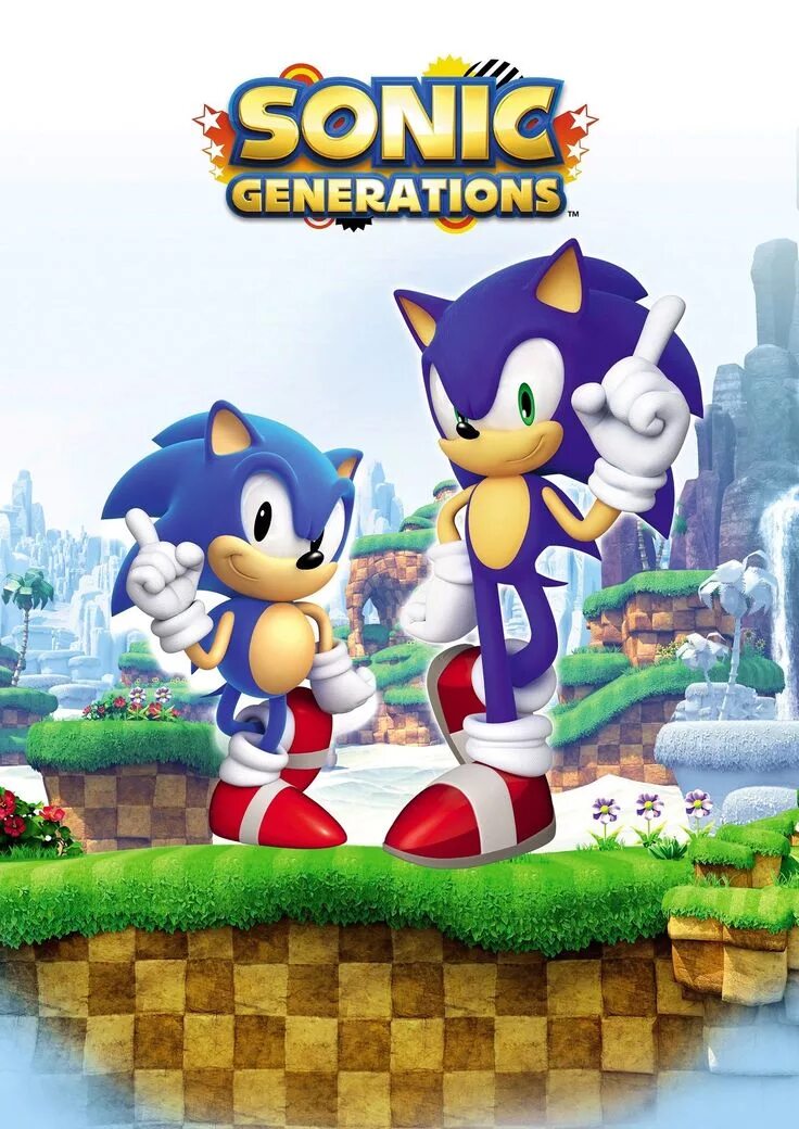 Sonic generations на пк. Соник дженерейшен. Игра Соник генерейшен. Постеры к играм Sonic. Соник генерейшен 2.