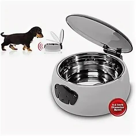 Dog Feeder Furniture. Dish Dogs 2000. Biscuit Box with Pet Lid. Keep your Bowl animal.