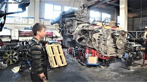 Замена двигателя грузового автомобиля