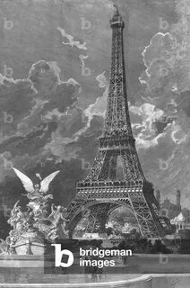 The eiffel tower in 1898