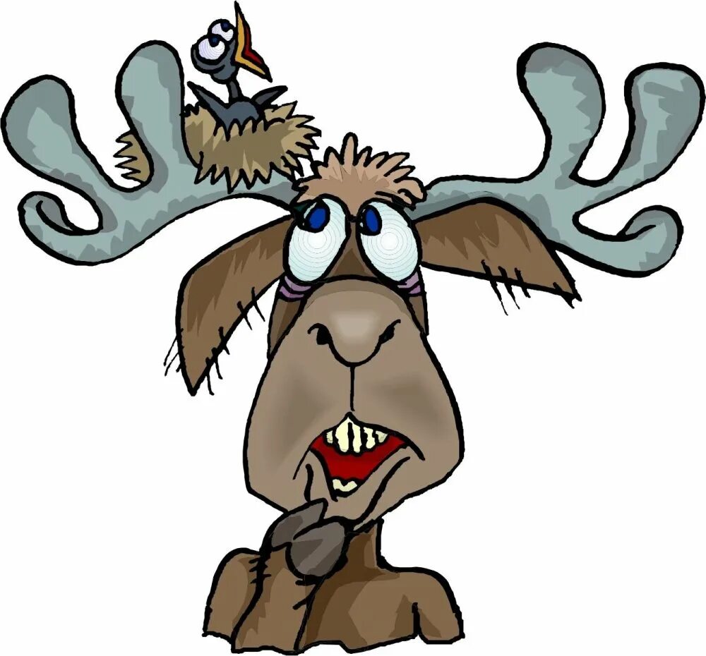 прикольный лось. забавный лось. забавный лось. прикольный лось. лось карикатура.