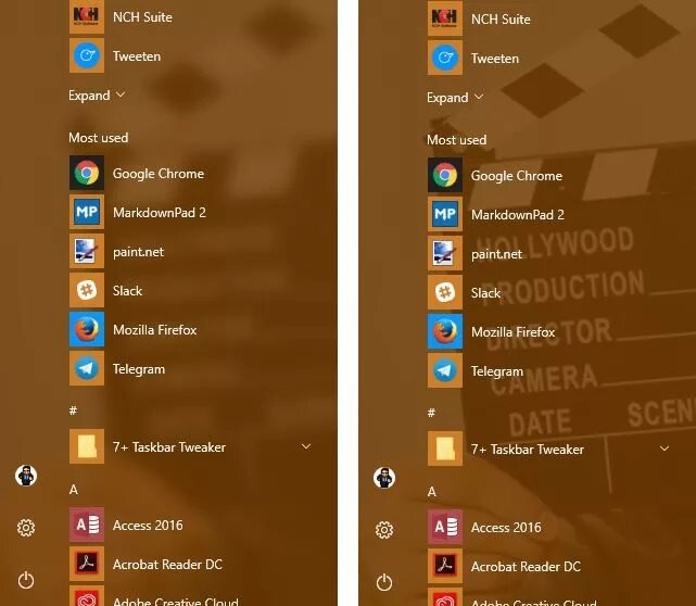 Прозрачность меню. Прозрачность меню пуск в windows 10. transparent menu windows 10. how to make start menu transparent. how to make start menu transparent tweak.