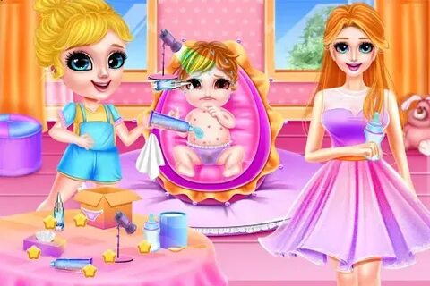 Играть с младшими 2 сестрами